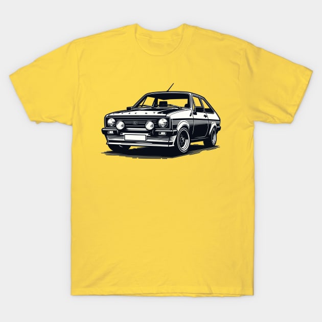 Ford Escort T-Shirt by Vehicles-Art